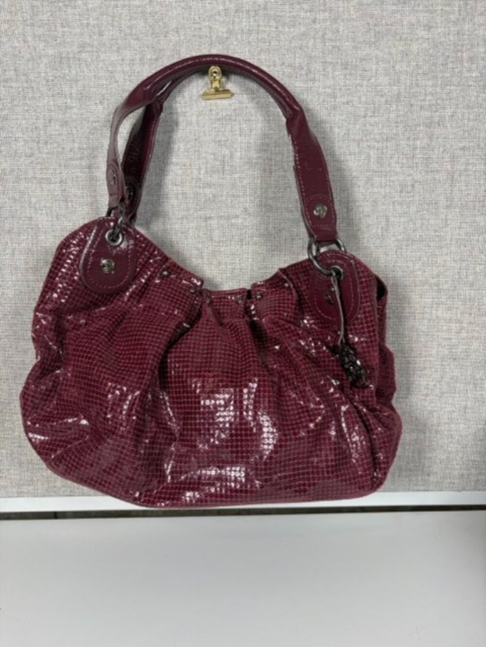 Relic Burgundy Y2K Sequin Shoulder Bag